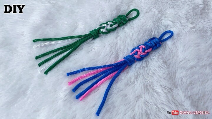 Diy Gantungan Kunci - Tali kur gantungan kunci