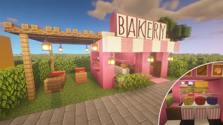 How to build a bakery in minecraft