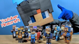 Inilah Semua Papercraft Youtuber Minecraft yang Udah Kubikin | Kompilasi Shorts Reedi Craft #1