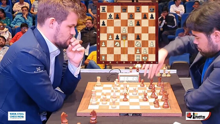 When arch rivals meet- Magnus Carlsen vs Hikaru Nakamura