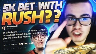 TF Blade | BETTING 5K AGAINST RUSH?!? (1000 GIFTED SUBS)