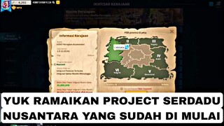 project serdadu nusantara mulai lebih awal!!! gass join yuk ramaikan project rise of kingdom🇮🇩