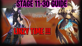 EVERSOUL STAGE 11-30 GUIDE WITH LINZY