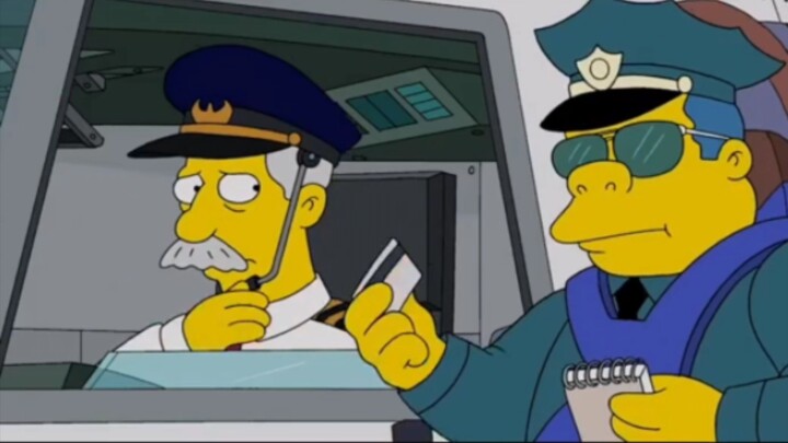 The law and order in Springfield has been really bad lately! The Simpsons