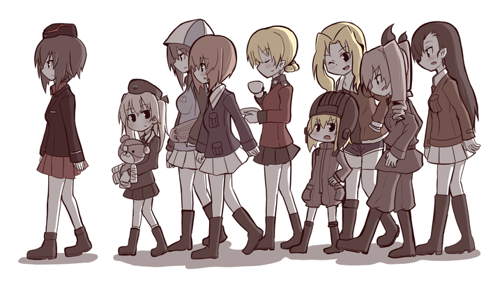[ Girls & Panzer ]{Return}School Toshiki