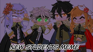 New Students meme || High School AU