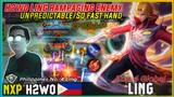H2wo Ling So Unpredictable and So Fast, Deadly Critical Damage 😱😱😱 | Top Global Ling H2wo
