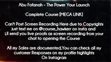 Abu Fofanah  course  - The Power Your Launch