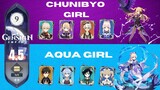 Spiral Abyss 4.5 April Floor 9 C6 Fischl The Chunibyo Girl & C0 Kokomi The Aqua Girl | GenshinImpact
