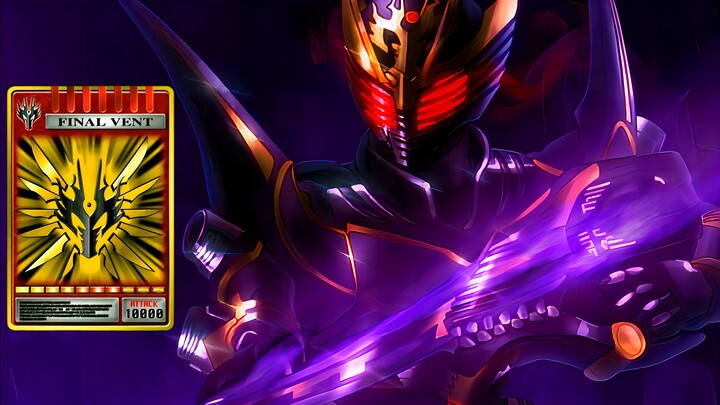 Kamen Rider Dragon Knight: Blazing Dragon Fang Survival Form Contracted Beast Advent Card
