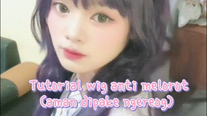 Solusi wig melorot dan copot saat nge reog🍬