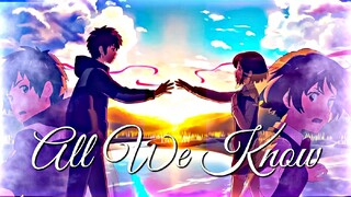 Amv Typography - Kimi no Na wa | All We Know |