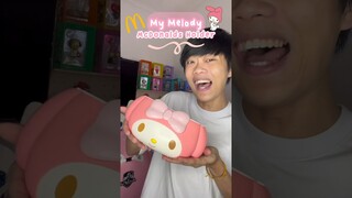 MY MELODY MEKDI HOLDER INI LUCU BANGETT YAAAK ! BISA TARUH MINUMAN SAMA KENTANG DEHH 🤣