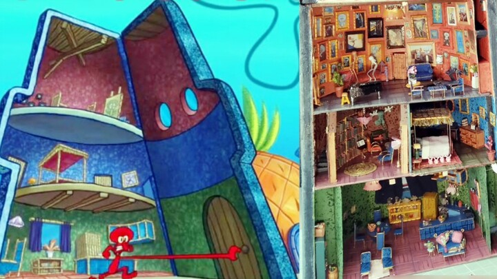 Squidward's house has come to reality! Every room is full of artistic atmosphere [finished product d