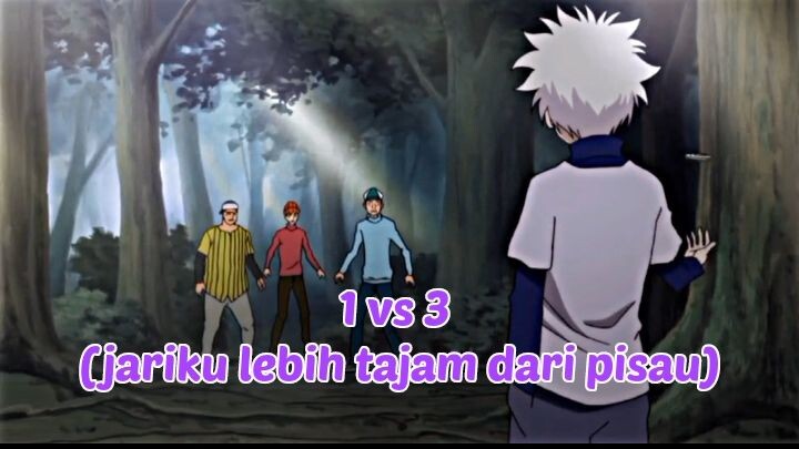 1 vs 3 dipecundangi killua😁