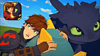 MIRIP DRAGON CITY! HOW TO TRAIN YOUR DRAGON THE JOURNEY - GAMEPLAY (GAME RPG BATTLE PARA NAGA)