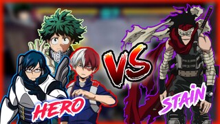 TRIO HERO MAGANG VS KILLER HERO | My Hero One Justice