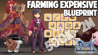 FARMING MONSTERS WITH EXPENSIVE BLUEPRINTS - RAGNAROK MOBILE