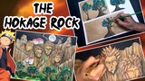 How to Draw Naruto: The Hokage Rock | Tips and Techniques on Mixed Media Arts