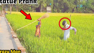 อัพเดท Viral Statue Prank ปฏิกิริยายอดเยี่ยมแห่งปีของคนงาน 2022 By - Again Prank TV