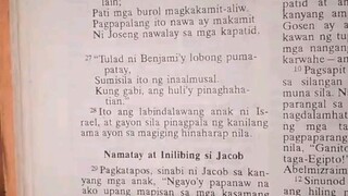 Pang Araw Araw na Talata.               Genesis 49:27-28