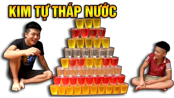 Trò Chơi Kim Tự Tháp Nước | Water Pyramid Game | Minh Trần Vlogs | Entertainment Vlog