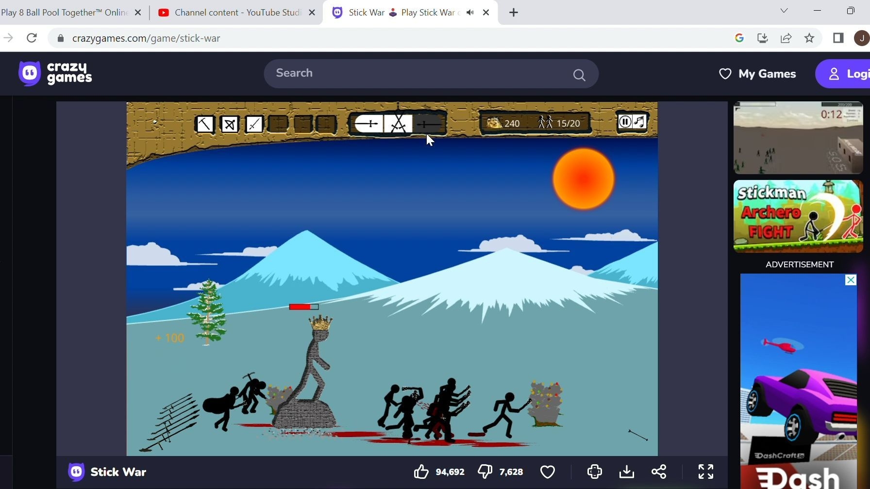 CrazyGames Free Online Games on CrazyGames com Google Chrome 2023 08 24 10  21 00 