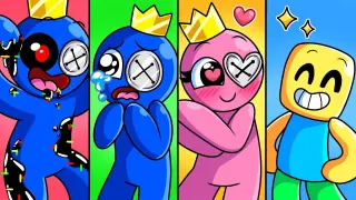 BLUE & HUGGY WUGGY - Rainbow Friends & Poppy Playtime Animation