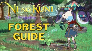 NI NO KUNI GAMEPLAY GUIDE : FOREST GUIDE