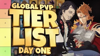 GLOBAL DAY ONE BLACK CLOVER MOBILE PVP TIER LIST *Black Clover Mobile*