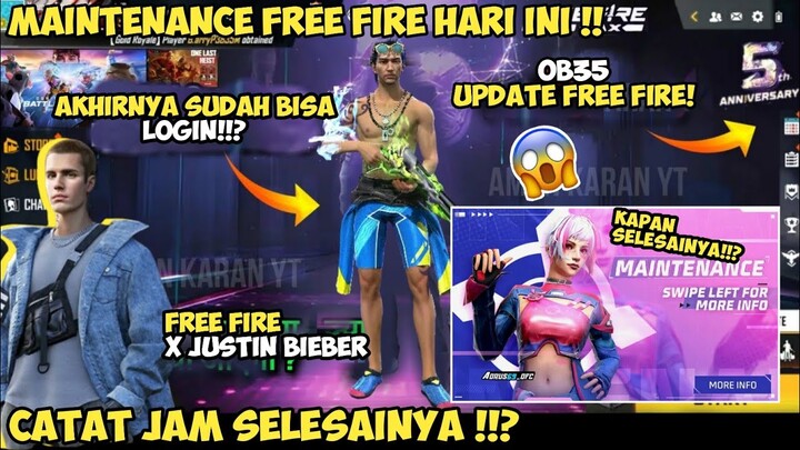 JAM BERAPA MAINTENANCE FREE FIRE HARI INI SELESAI || PENYEBAB MAINTENANCE FF HARI INI 20 JULI 2022