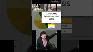 MAS DEAN CHALLENGE MAIN GAME SAMBIL MAKAN SOSIS #shorts #ytshorts #deankt