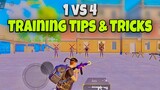 1v4 Training Tips & Tricks / Guide ✅ | Dodge the Bullets | Noob🐔 to Pro🦁 | PUBG MOBILE/BGMI😱