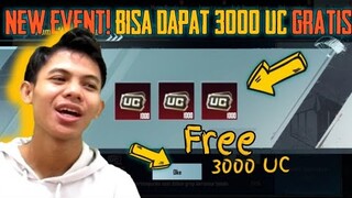 New Event! Bisa Dapat 3000 UC Gratis! | PUBG MOBILE