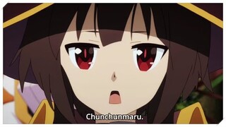 Konosuba - Why did Megumin call Kazuma's Sword Chunchunmaru?