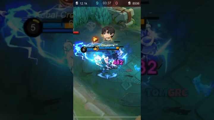 War cry + Sky piercer = Gada obat #shorts #mobilelegends #tomgrc