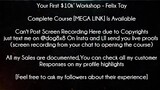 Your First $10k’ Workshop Course Felix Tay download