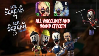All Mini Rod's Voice Lines and Sound Effects in Ice Scream 4 and 5