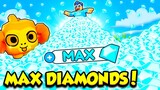 Getting MAX DIAMONDS In Pet Simulator X!