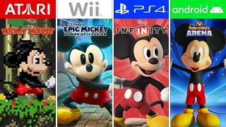 Mickey Mouse Game Evolution 1983 - 2021