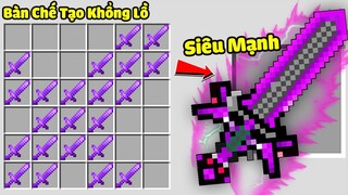 Minecraft nhưng Tôi Kết Hợp 100 Cây Kiếm Netherite