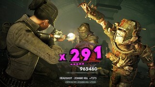 Zombie Army 4 Dead War Insane Crazy Highest Combo of 291 & Score Of 900K Full Gameplay