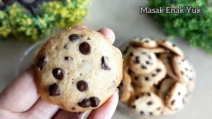 RESEP CHOCOCHIP COOKIES ENAK DAN RENYAH VANILA CHOCOLATE CHIP