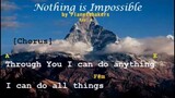 Nothing Is Impossible- Planetshakers Karaoke Chords And Lyrics Lower key for Male.