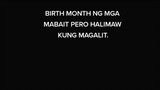 Ano birth Month  mo?🖤