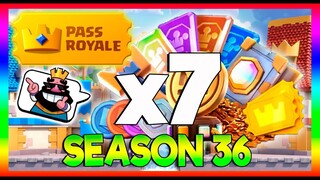 SORTEO Y TORNEOS POR PASS ROYALE TEMPORADA 36 - Sergio1722 Clash Royale season 36