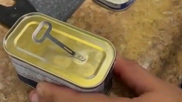 Convenient way to open cans