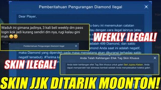 DIAMOND MINUS & SKIN DITARIK KARENA DIAMOND ILEGAL TERJADI LAGI! BEGINI PENJELASANNYA MOBILE LEGEND