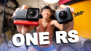 CAMERA ĐA NĂNG, TIỆN LỢI HƠN GOPRO - Insta360 ONE RS