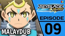 [S02.E09] Beyblade Burst : Evolution | MALAYDUB